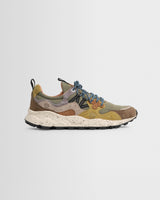 Flower Mountain - Baskets Yamano 3 en daim et nylon marron et cognac