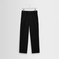 Hyde - Black Organic Cotton Twill Straight Fit Trousers