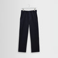 Hyde - Navy Organic Cotton Twill Straight Fit Trousers