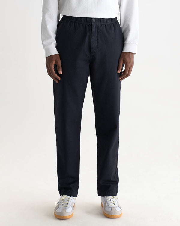 Kurt - Pantalon en coton biologique marine