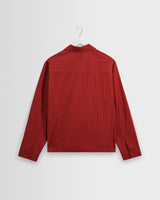 Lytton - Red Crinkle Nylon Overshirt