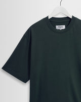 Milton - T-shirt en coton biologique émérisé vert foncé