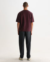 Milton - Dark Purple Emorised Organic Cotton T-Shirt
