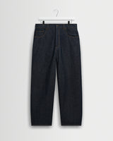 Ramsdale - Dark Indigo Rinse Barrel Fit Denim Jeans
