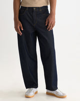 Ramsdale - Dark Indigo Rinse Barrel Fit Denim Jeans