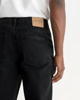 Russell - Washed Black Straight Fit Denim Jeans