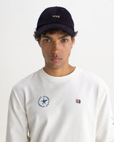 Spencer - Casquette de sport en velours côtelé bleu marine