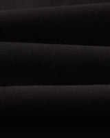 Trinity - Black Cotton Tencel Shorts
