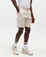 Trinity - Stone Cotton Tencel Shorts