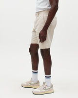 Trinity - Stone Cotton Tencel Shorts