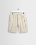 Trinity - Stone Cotton Tencel Shorts