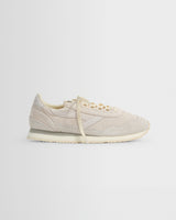 Walsh - Off White And White Suede Ensign Trainers