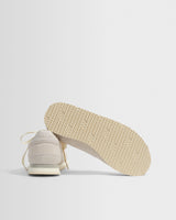 Walsh - Off White And White Suede Ensign Trainers