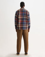 Whiting - Rust And Multicolour Pike Check Overshirt