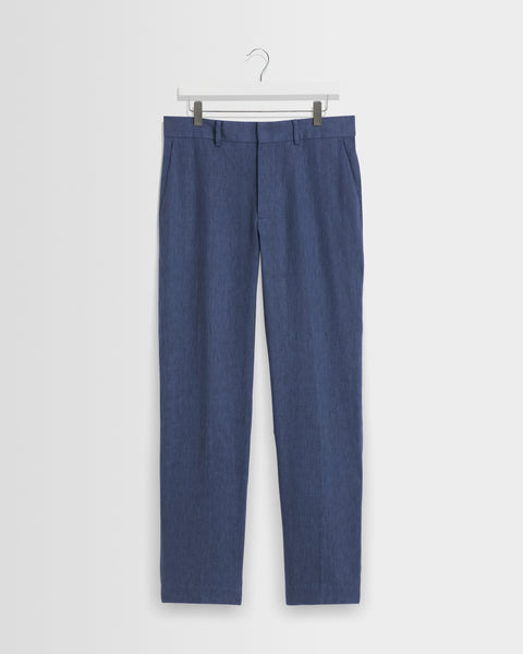 Alp - Mid Blue Linen Trousers
