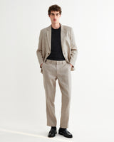 wax london men's Alp - Natural Linen Trousers