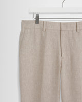 wax london men's Alp - Natural Linen Trousers