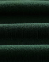 wax london men's Atwood - Dark Green Textured Organic Cotton Polo Shirt