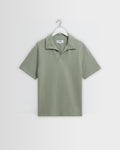 Atwood - Sage Textured Organic Cotton Polo Shirt