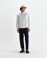 wax london men's Caspian - White Cotton Oxford Shirt