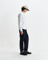 wax london men's Caspian - White Cotton Oxford Shirt