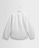 wax london men's Caspian - White Cotton Oxford Shirt