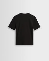 wax london men's Cole - Black Ribbed Cotton Slim-Fit T-Shirt