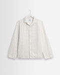 Corey - Off White Dobby Check Cotton Shirt