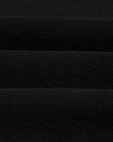 wax london men's Dean - Black Textured Organic Cotton T-Shirt