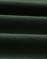 wax london men's Dean - Dark Green Textured Organic Cotton T-Shirt