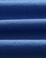 wax london men's Dean - French Blue Textured Organic Cotton T-Shirt