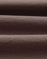 wax london men's Dean - Mid Brown Textured Organic Cotton T-Shirt