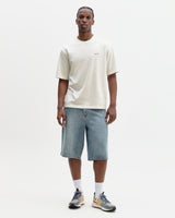 wax london men's Dean - Off White Layered Flower Graphic T-Shirt