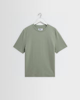 wax london men's Dean - Sage Textured Organic Cotton T-Shirt