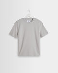 Dean - Tee-shirt en coton biologique texturé gris clair