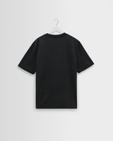 wax london men's Dean - Washed Black Compact Cotton Pocket T-Shirt