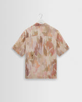 wax london men's Didcot - Pastel And Multicolour Floral Short-Sleeve Shirt