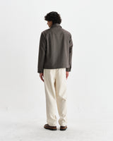wax london men's Eldon - Brown Micro Puppytooth Jacket