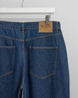 wax london men's Felix - Dark Wash Loose Fit Denim Jeans