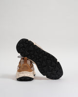 wax london men's Flower Mountain - Dark Grey Suede And Nylon Yamano 3 Trainers