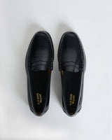 wax london men's G.H. Bass – Black Easy Weejuns Larson Leather Penny Loafers