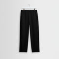 Glencoe - Black Washed Linen Loose Fit Trousers