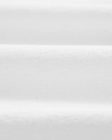 wax london men's Hayden - White Textured Organic Cotton Long Sleeve T-Shirt