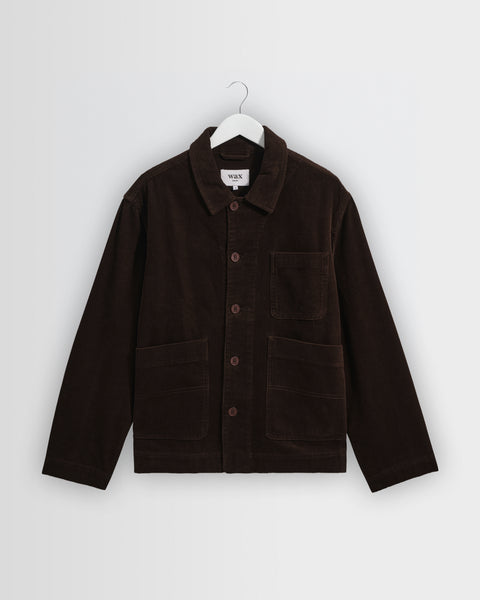 Healey - Dark Brown Corduroy Chore Jacket