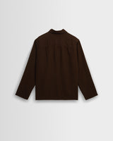 wax london men's Kimpton - Brown Washed Linen Jacket