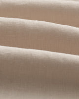 wax london men's Kurt - Beige Washed Linen Shorts