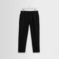 Kurt - Black Washed Linen Relaxed Fit Trousers