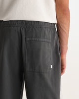 wax london men's Kurt - Charcoal Organic Cotton Twill Trouser