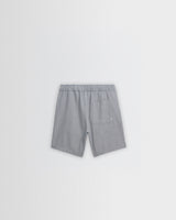 wax london men's Kurt - Light Blue Herringbone Cotton Shorts
