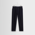 Kurt - Navy Washed Linen Relaxed Fit Trousers